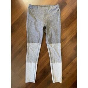 Outdoor Voices Color Block Leggings Athleisure Fitness Activewear Gray Sz M